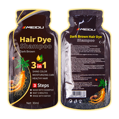 FREE Sample – Meidu Herbal Hair Dye Shampoo